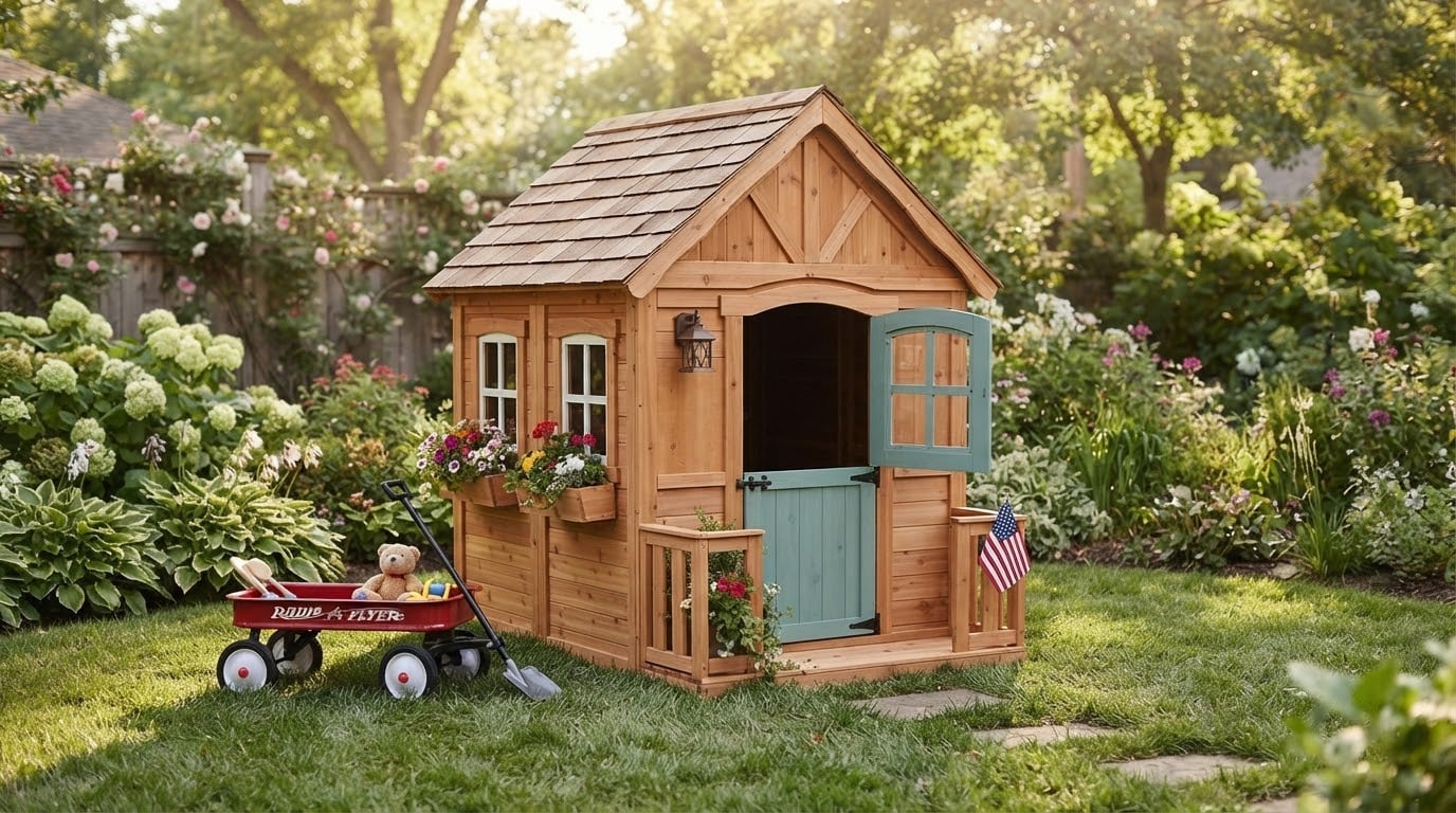 best outdoor playhouses for kids