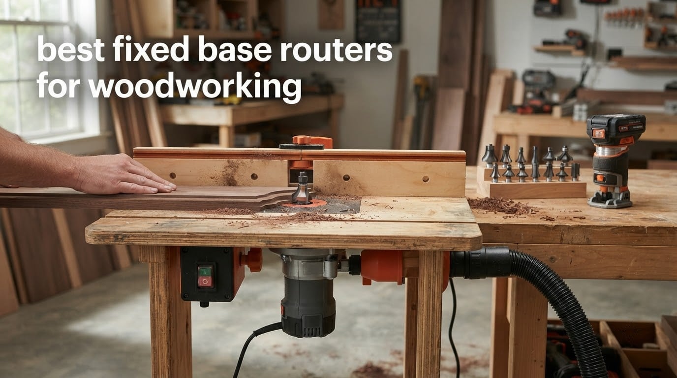 best fixed base routers for woodworking