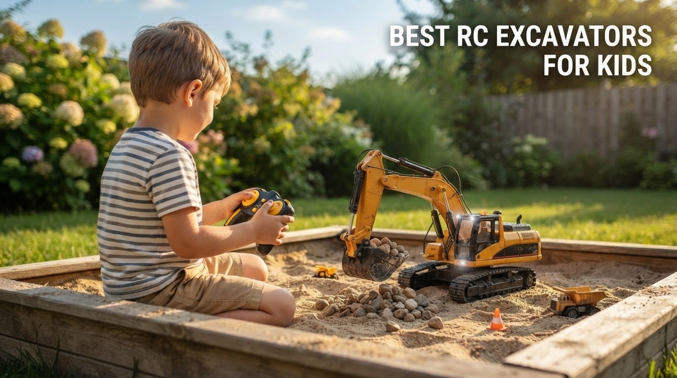 best rc excavators for kids