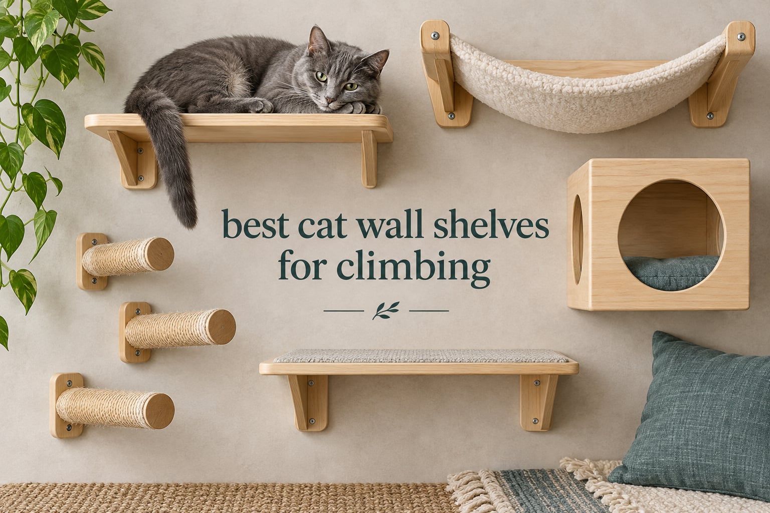 best cat wall shelves for climbing