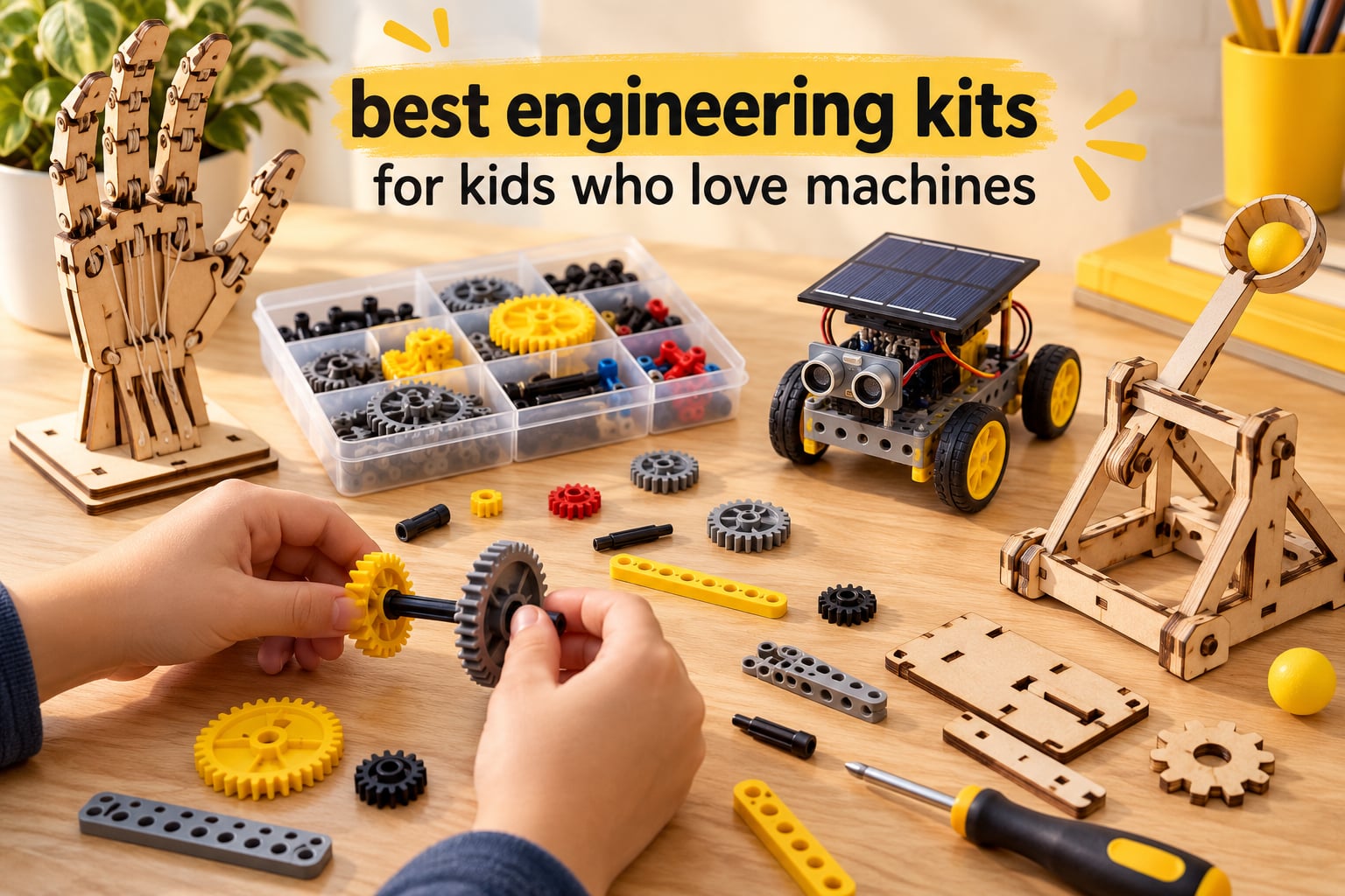 best engineering kits for kids who love machines
