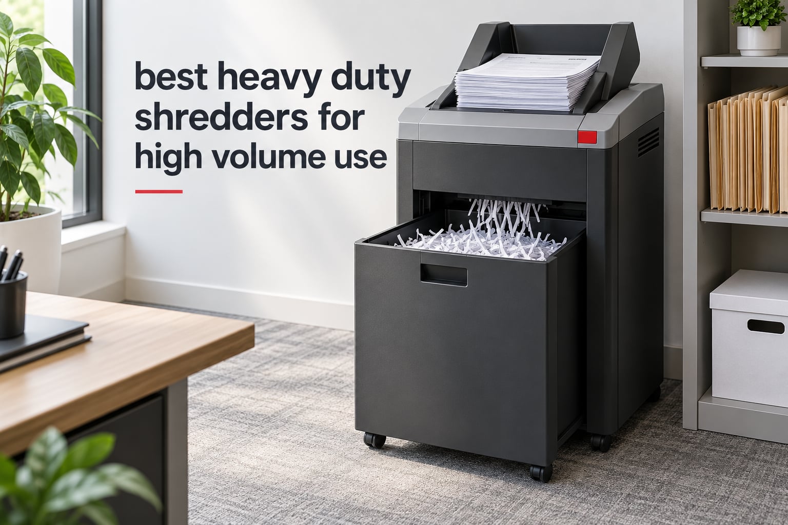 best heavy duty shredders for high volume use