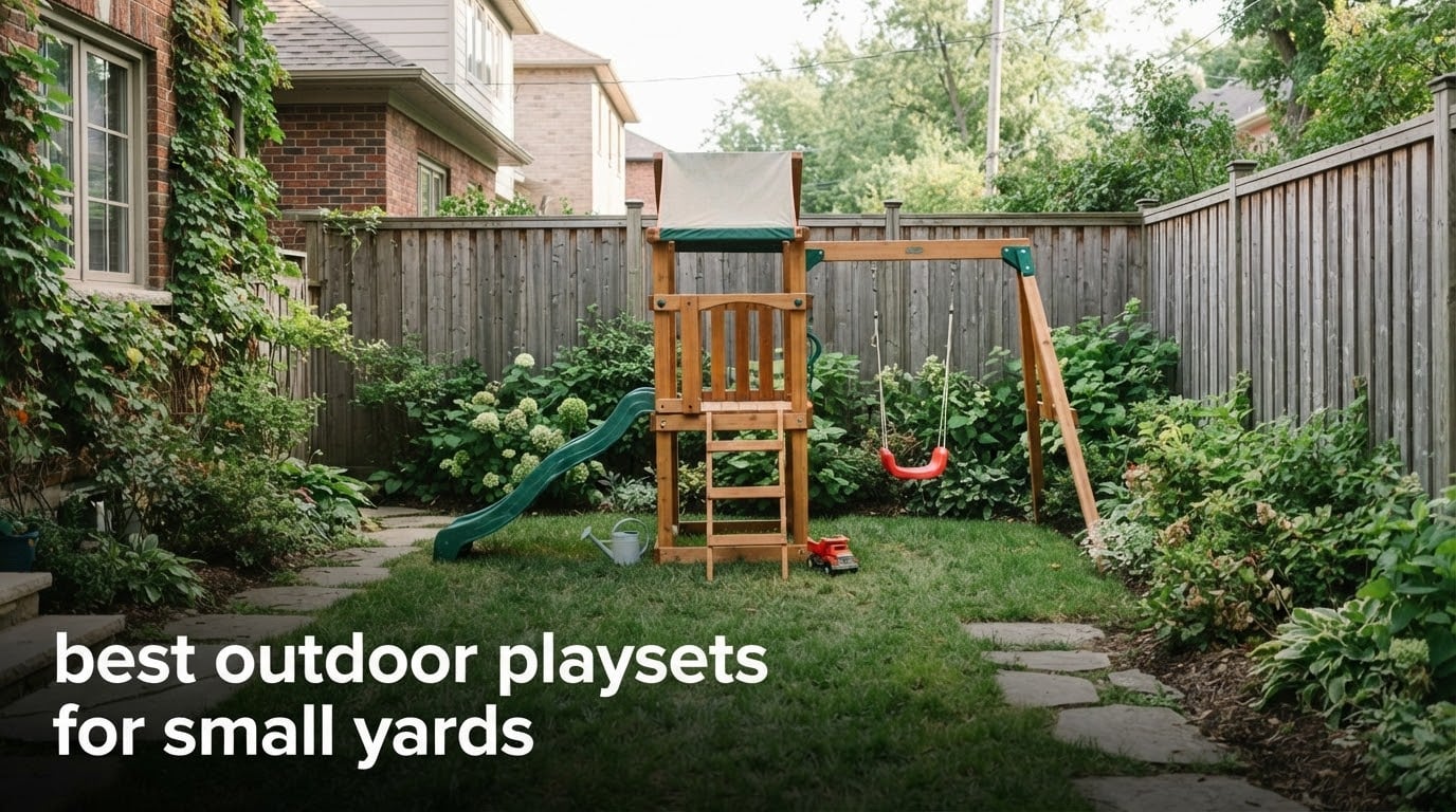 best outdoor playsets for small yards