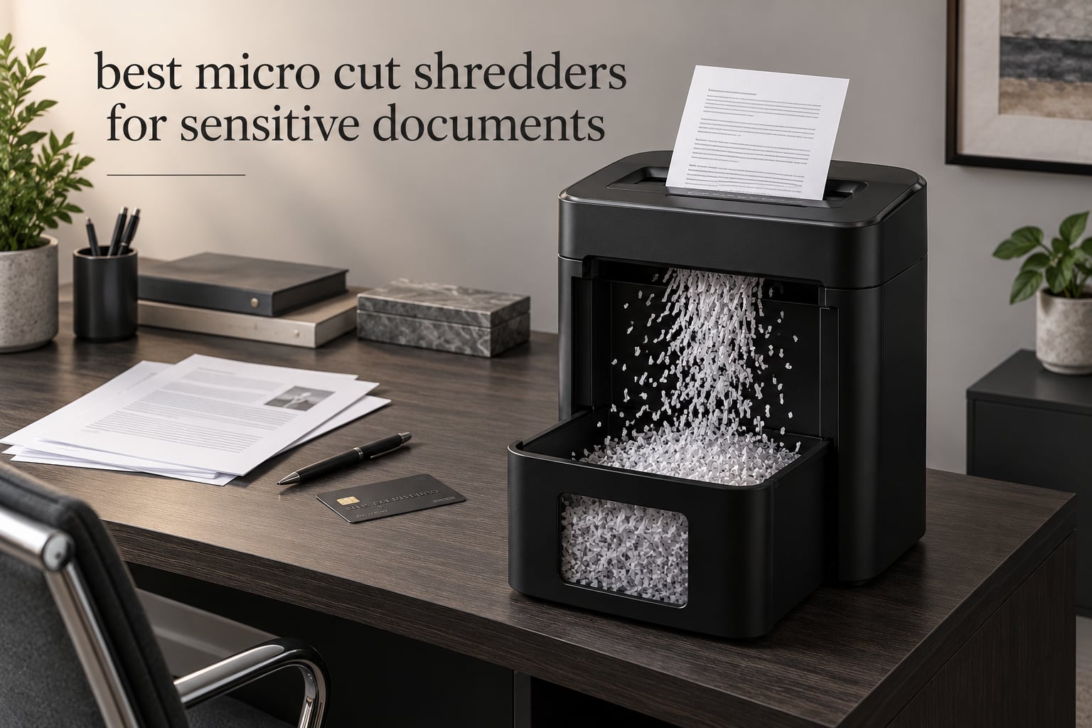 best micro cut shredders for sensitive documents