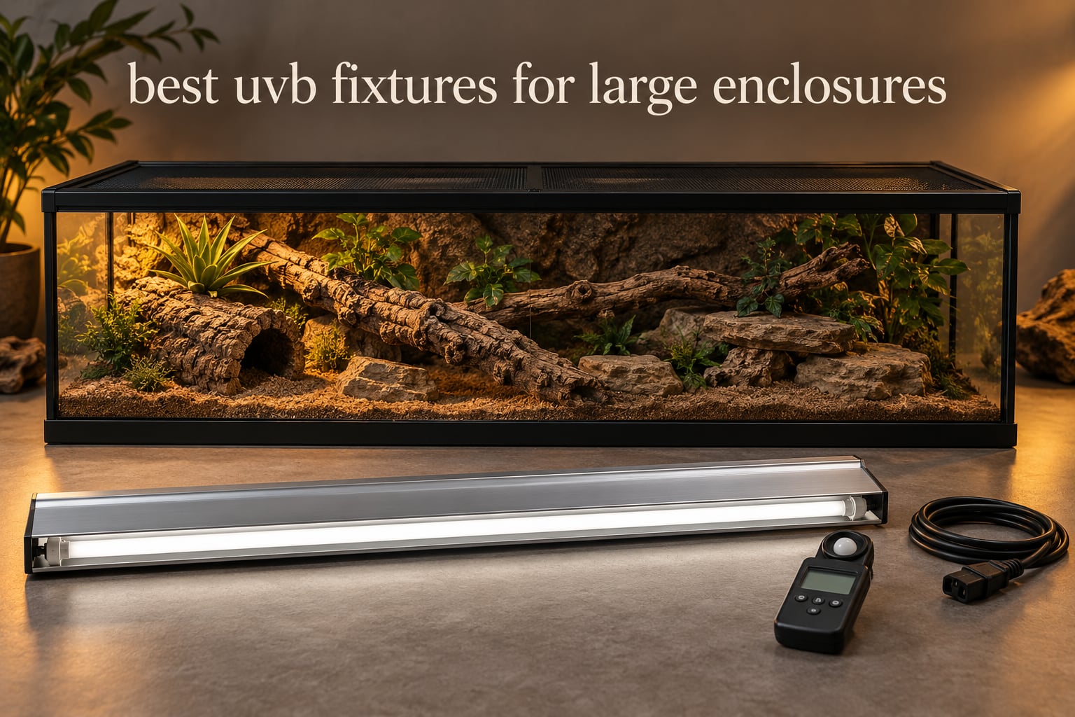 best uvb fixtures for large enclosures