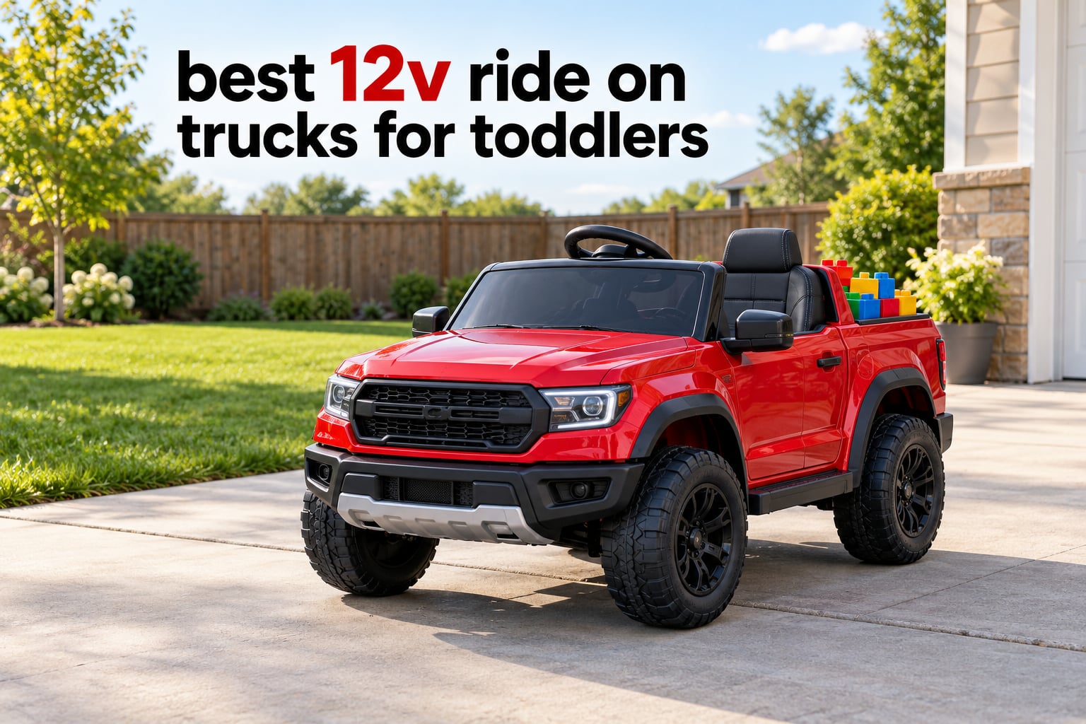 best 12v ride on trucks for toddlers